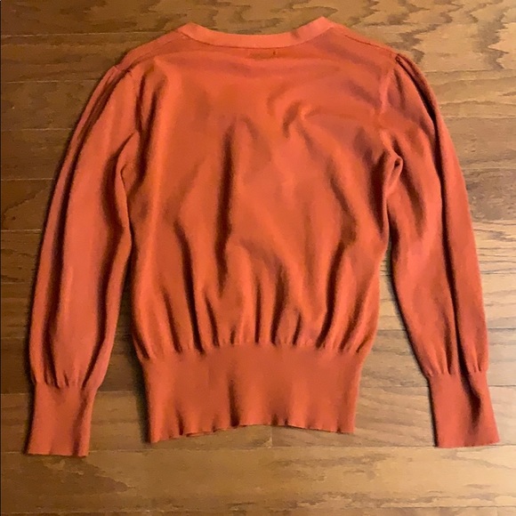 Apt. 9 Pumpkin color long sleeve sweater - Picture 5 of 5